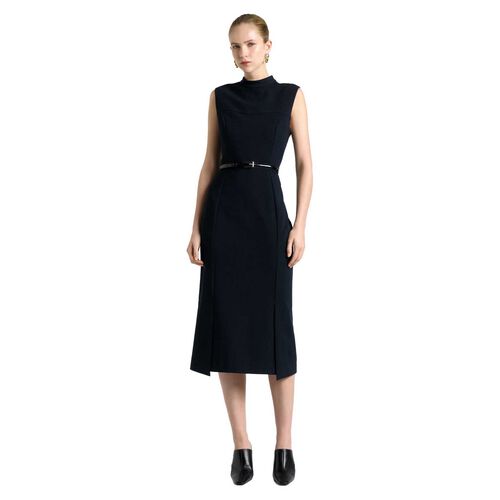 Cue Stretch Suiting Fitted Pencil Midi Dress